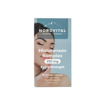 Nordvital hialuronsav komplex vegán kapszula 30x