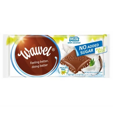 Wawel diabetikus kókuszos tejcsokoládé 90g