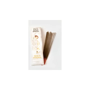 Indiai Füstölő Goloka gold prema Palo Santo 10x