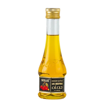 Solio hidegen sajtolt meggymag olaj 100ml