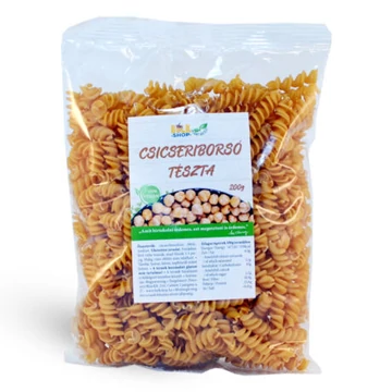 Bulkshop Csicseriborsó tészta orsó 200g