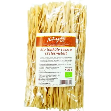 Naturgold tészta bio tönköly fehér szélesmetélt 500g