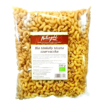 Naturgold bio tészta tönköly fehér szarvacska 500g