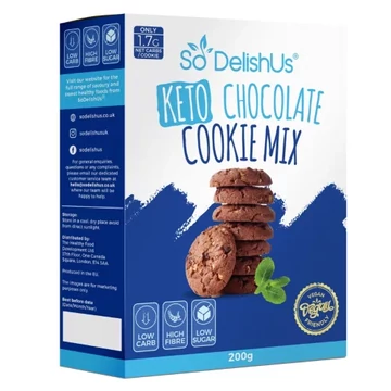SoDelishUs Keto csokis sütemény lisztkeverék 200g