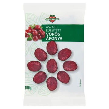 Naturfood aszalt vörösáfonya 170g