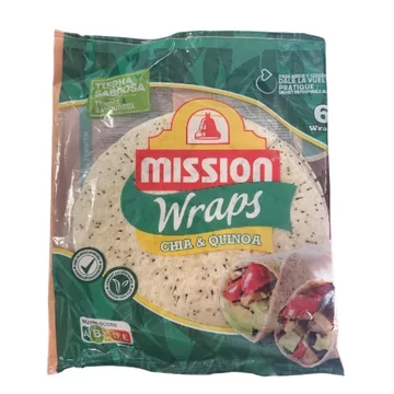 Mission wrap chia és quinoa 6x25cm 370g