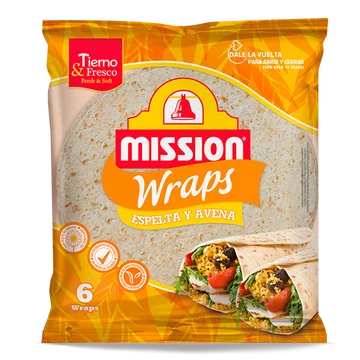 Mission wrap tönköly és zab 6x25cm 370g