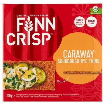 Finn Crisp vékony ropogós kenyér köményes 200g