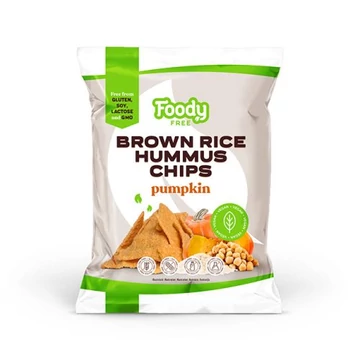 Foody Free gm. barna rizs&hummusz chips sütötökkel 50g