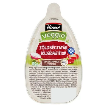 Hamé Veggie zöldségtatár 105g