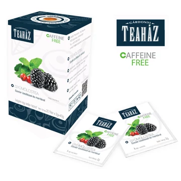 Gárdonyi Teaház szeder és menta ízesítésű gyümölcstea 20x