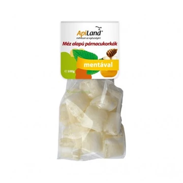 Apiland mézes és mentás párnacukorkák 100g
