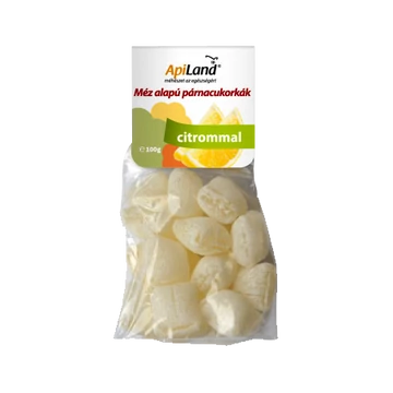 Apiland mézes és citromos párnacukorkák 100g