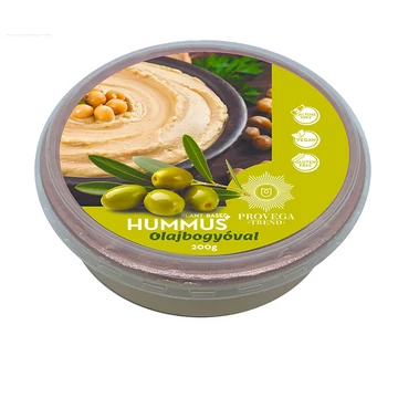 Provegatrend gluténmentes hummus olajbogyóval 200g