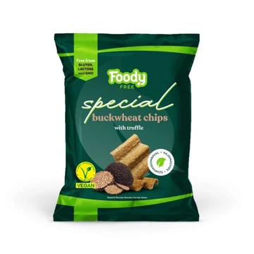 Foody Free gluténmentes hajdina chips szarvasgombával 45g