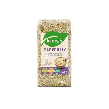 Benefitt lágy zabpehely aprószemű 500g