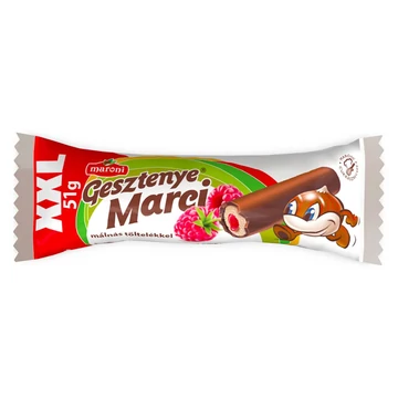 Maroni gesztenye Marci málnás gesztenyerúd 51g