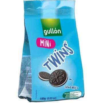 Gullon mini twins tejkrémes 100g