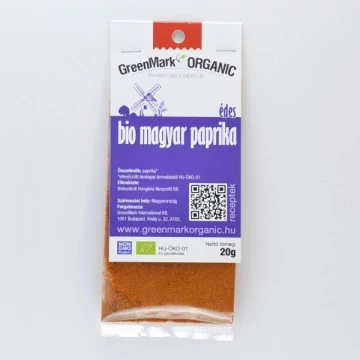 Greenmark bio magyar paprika édes 20g