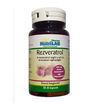 NutriLAB rezveratrol kapszula 30x