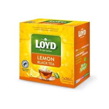Loyd Piramis tea black citromos 20x1,7g 20db