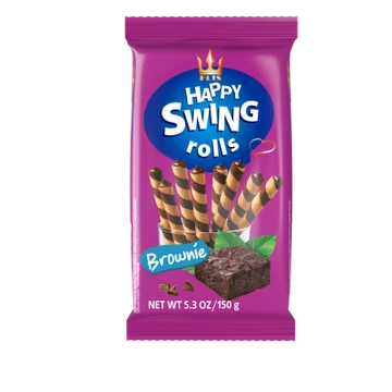 Happy Swing-Brownie ízű ostyarúd 150g
