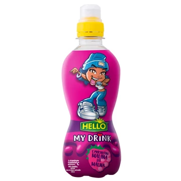 Hello sportkupakos Málnás drs 330ml