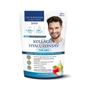 Interherb Kollagén Hyaluronsav italpor ForMen alma-körte 396g