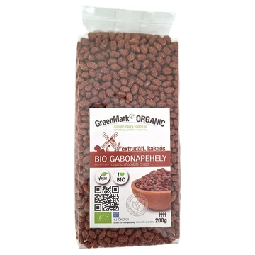 GreenMark bio extrudált gabonapehely kakaós 200g