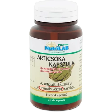 Nutrilab Articsóka kapszula 30x