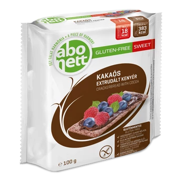 Abonett extrudált gluténmentes kenyér kakaós 100g