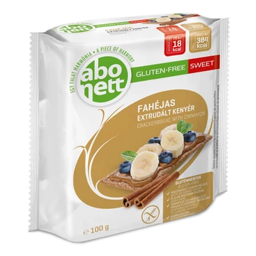 Abonett extrudált gluténmentes kenyér fahéjas 100g