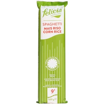 Felicia bio kukorica-rizs spagetti gluténmentes tészta 500g