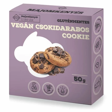 Majomkenyér gm. cookies-csokidarabos keksz 50g
