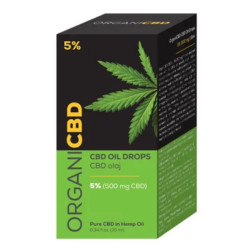 OrganiCBD CBD olaj 5% 500mg 10ml