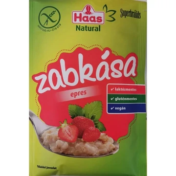 Haas Zabkása epres gm, vegán 20g