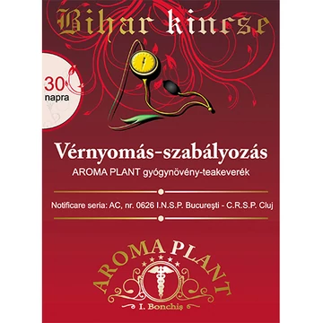 Bihar Kincse Vérnyomás-szabályozás gyógynöv.teakeverék 360g