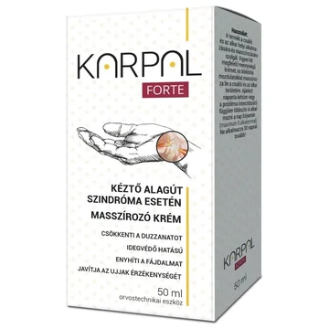 Karpal Forte kéztő alagút masszírozó krém 50ml