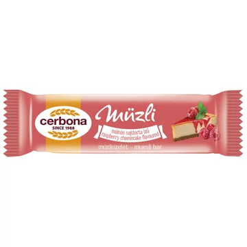 Cerbona müzliszelet málnás sajtorta ízű 20g
