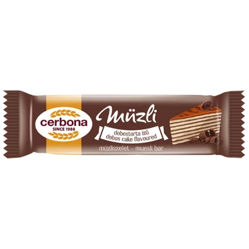 Cerbona müzliszelet dobostorta ízű 20g