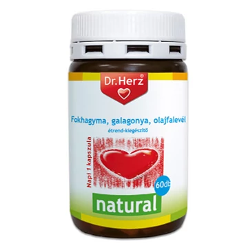 Dr Herz Fokhagyma-galagonya-olajfalevél kapszula 60x
