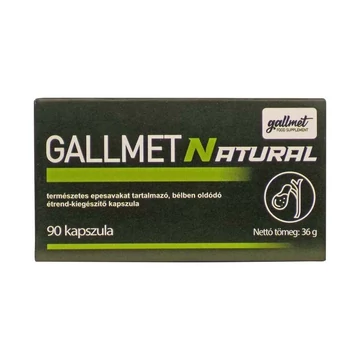 Gallmet Natural bélben oldódó kapszula 90x
