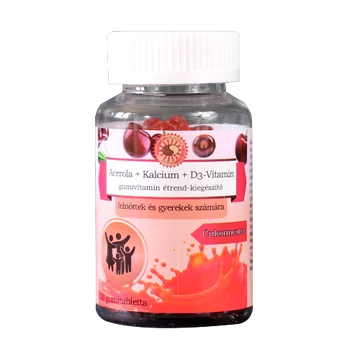 Big Star gumivitamin Acerola+kalcium+ D3-vitamin 30x