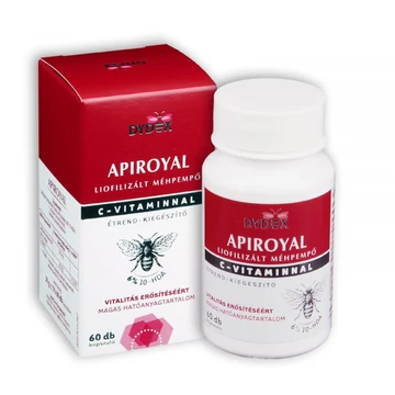APIROYAL liofilizált méhpempő c-vitaminnal kapszula 60x