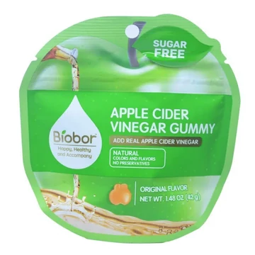 Biobor cukormentes gumicukorka almaecetes 42g