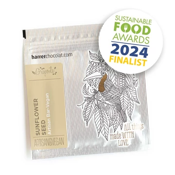 Harrer & Grapoila napraforgólisztes vegán táblacsokoládé 50g