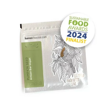 Harrer & Grapoila tökmaglisztes vegán táblacsokoládé 50g