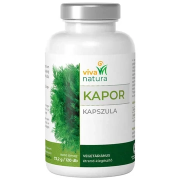 Viva Natura Kapor kapszula vegetáriánus étrend-kiegészít ő 120x