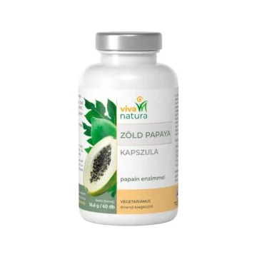 Viva Natura Zöld Papaya vegetáriánus kapszula 60x