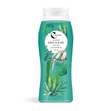 Charlotte tusfürdő Love&Rain aloe vera juice kivonattal 750ml